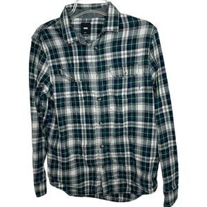 Vans Classic Fit Plaid Button Down Men’s Shirt. Size Small.